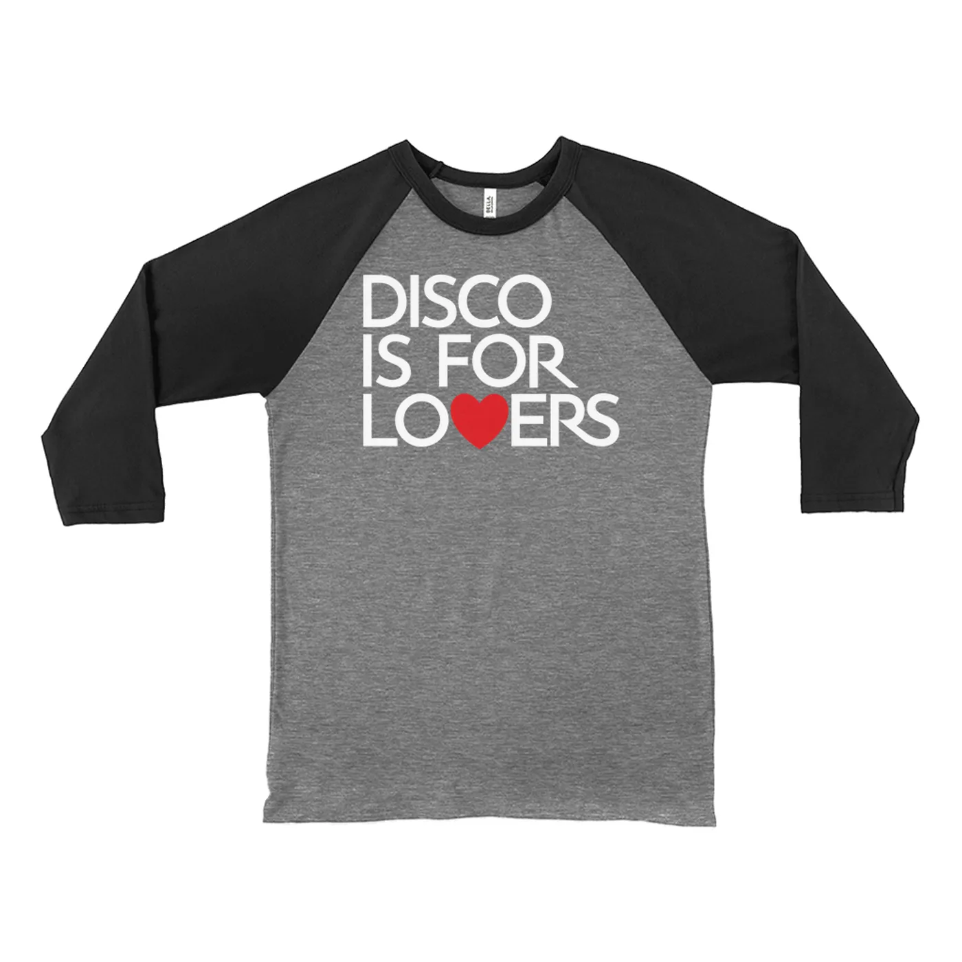 Music Life - Disco Merchbar Music Life 3/4 Sleeve Baseball Tee | Disco Is For Lovers Merchbar Music Life Shirt