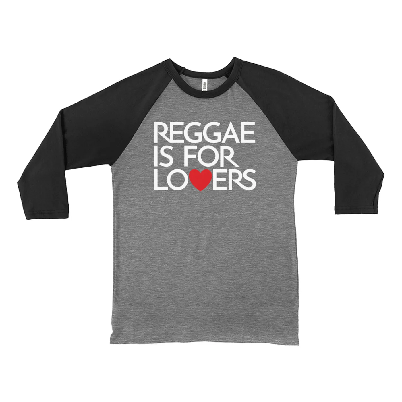 Merchbar Music Life 3/4 Sleeve Baseball Tee | Music Life - Reggae Is For Lovers Merchbar Music Life Shirt