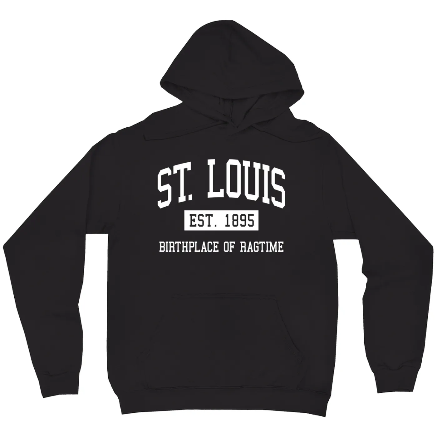 Music Life - Ragtime Merchbar Music Life Hoodie | St. Louis Birthplace of Ragtime Est. 1895 Merchbar Music Life Hoodie