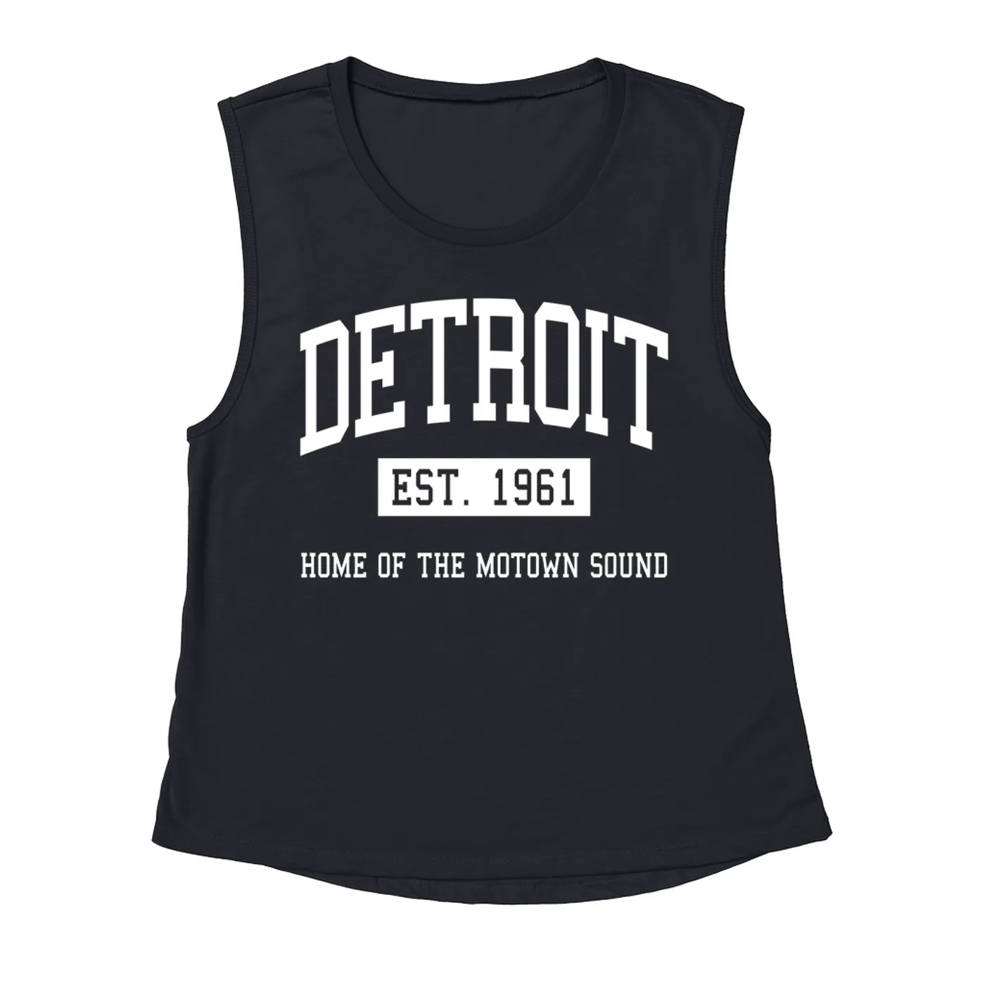 Music Life - Motown Merchbar Music Life Muscle Tank | Detroit Home of the Motown Sound Est. 1961 Merchbar Music Life Tank Top