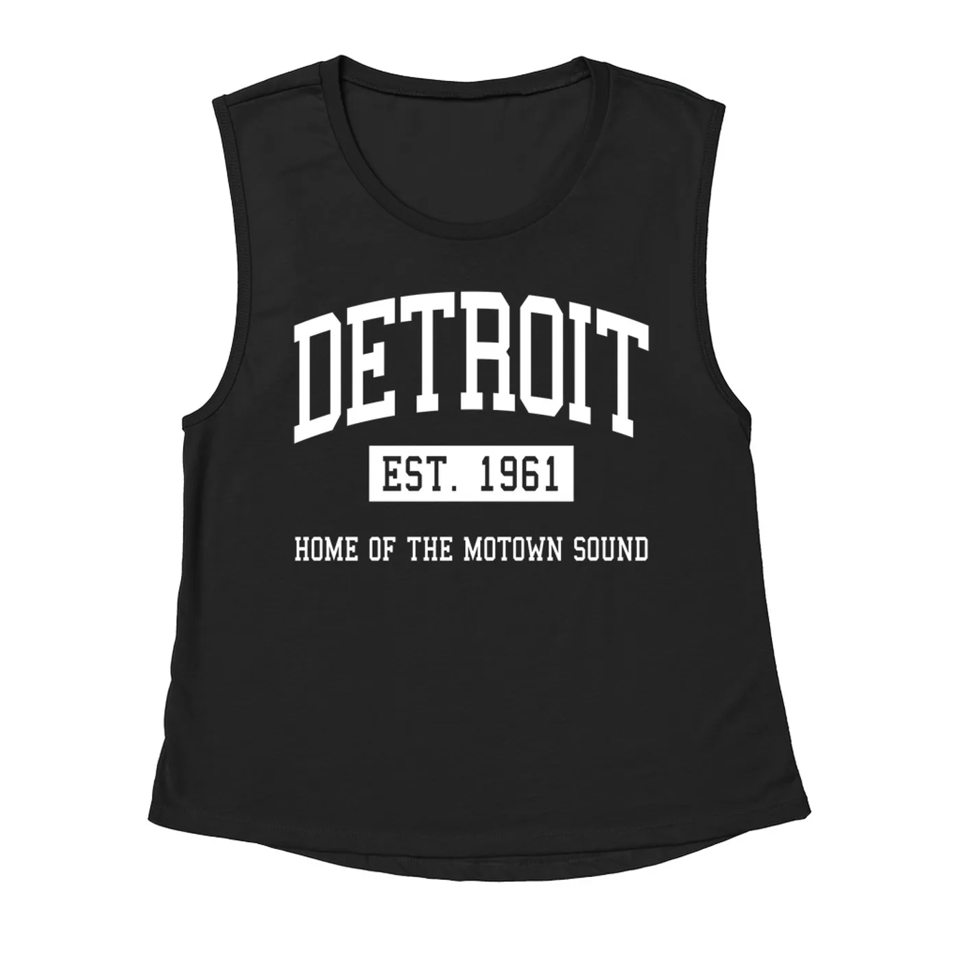 Music Life - Motown Merchbar Music Life Muscle Tank | Detroit Home of the Motown Sound Est. 1961 Merchbar Music Life Tank Top