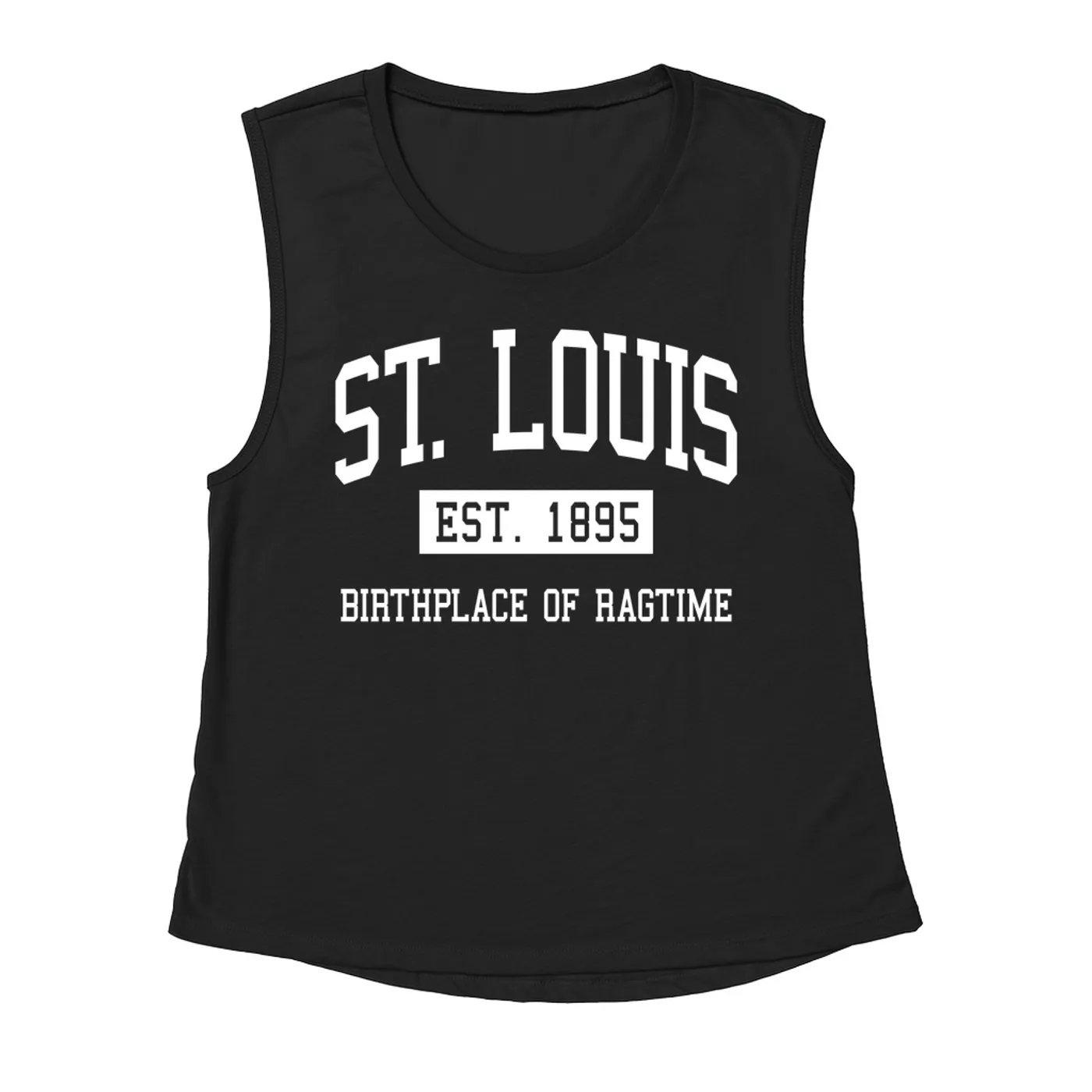Music Life - Ragtime Merchbar Music Life Muscle Tank | St. Louis Birthplace of Ragtime Est. 1895 Merchbar Music Life Tank Top