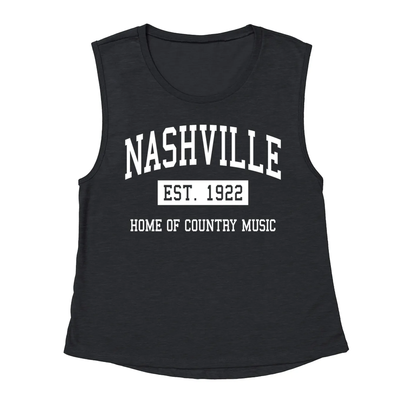 Merchbar Music Life Muscle Tank | Nashville Home of Music Life - Country Music Est. 1922 Merchbar Music Life Tank Top