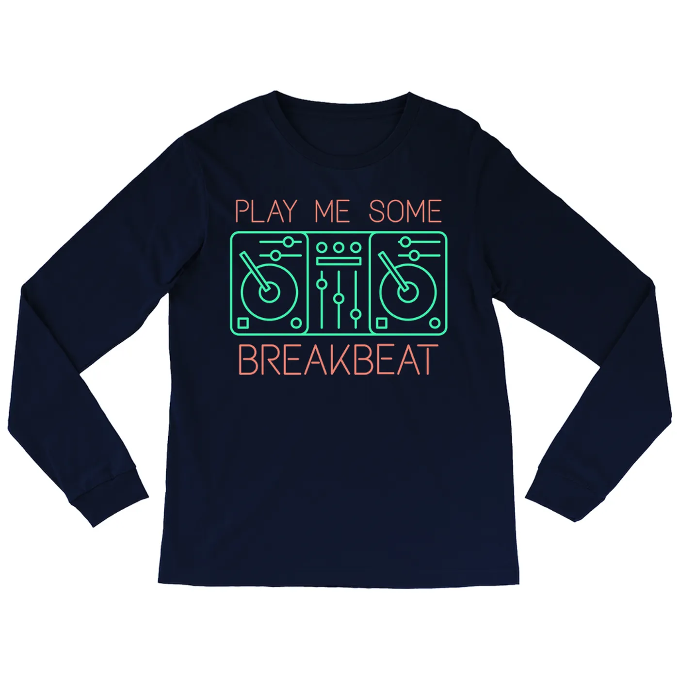 Music Life - Breakbeat Merchbar Music Life Long Sleeve Shirt | Play Me Some Breakbeat Merchbar Music Life Shirt