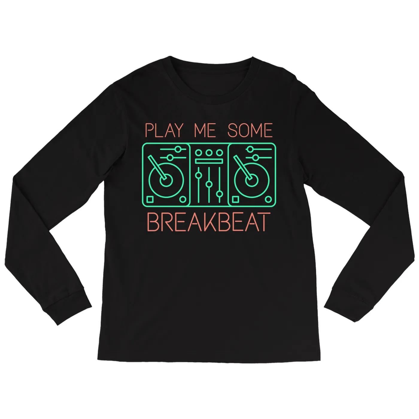 Music Life - Breakbeat Merchbar Music Life Long Sleeve Shirt | Play Me Some Breakbeat Merchbar Music Life Shirt