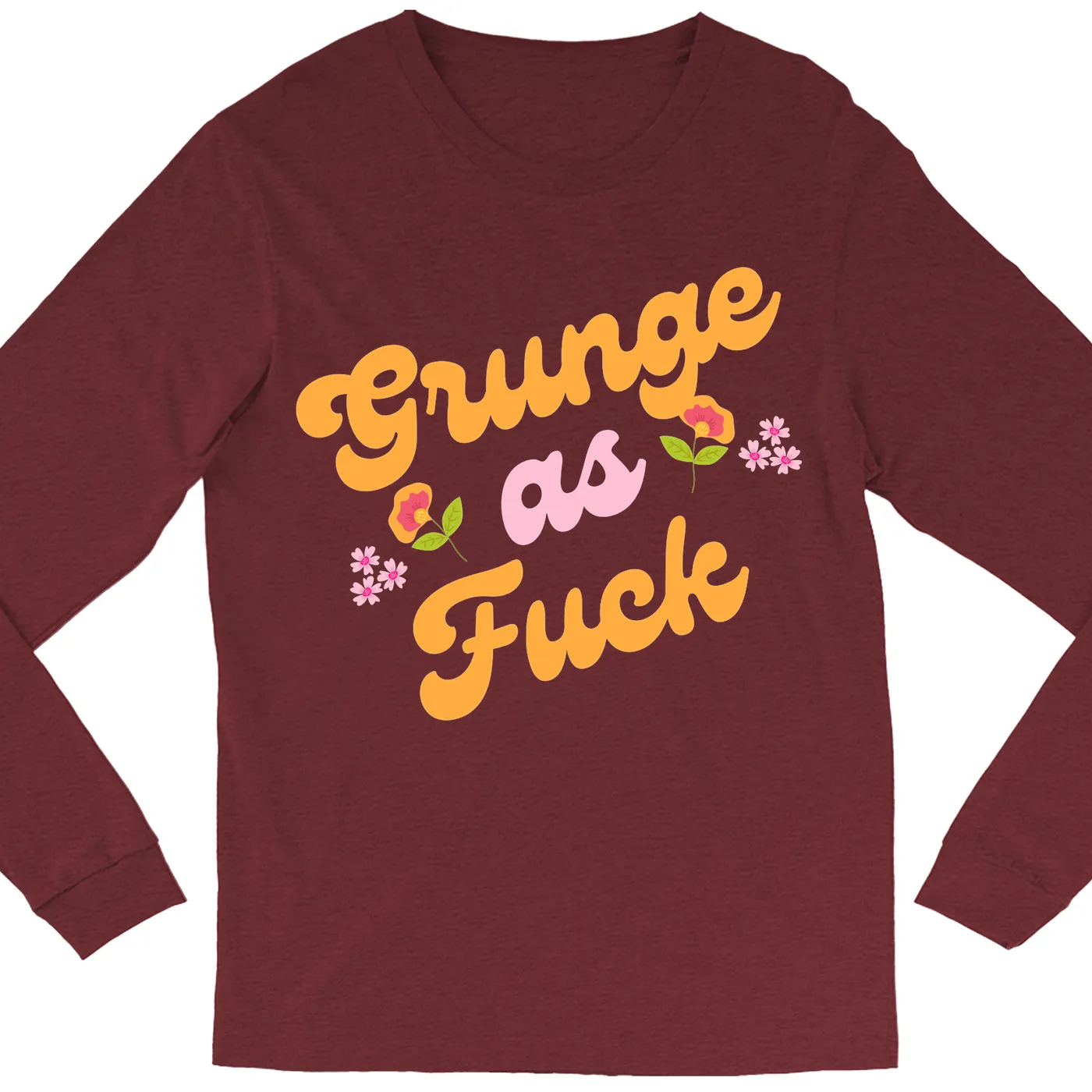 Music Life - Grunge Merchbar Music Life Long Sleeve Shirt | Grunge AF Merchbar Music Life Shirt