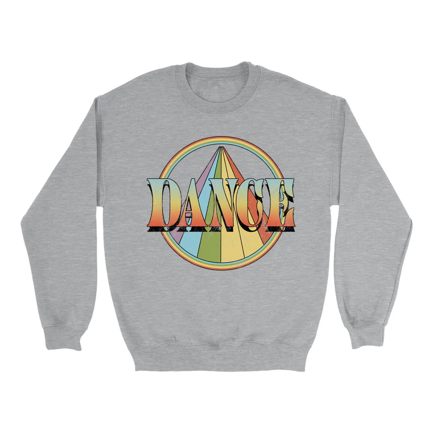 Music Life - Dance Merchbar Music Life Sweatshirt | Retro Dance Distressed Merchbar Music Life Sweatshirt