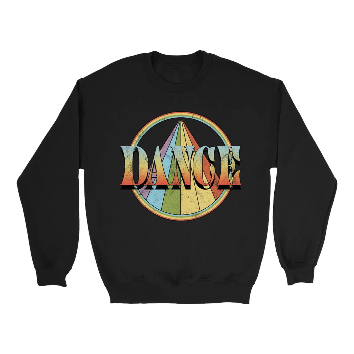 Music Life - Dance Merchbar Music Life Sweatshirt | Retro Dance Distressed Merchbar Music Life Sweatshirt