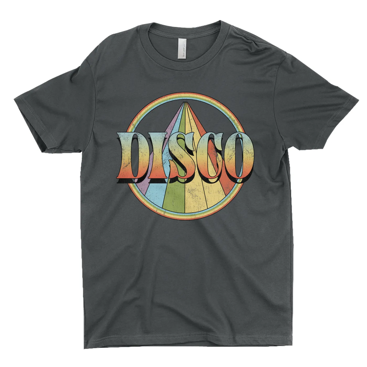 Music Life - Disco Merchbar Music Life T-Shirt | Retro Disco Distressed Merchbar Music Life Shirt