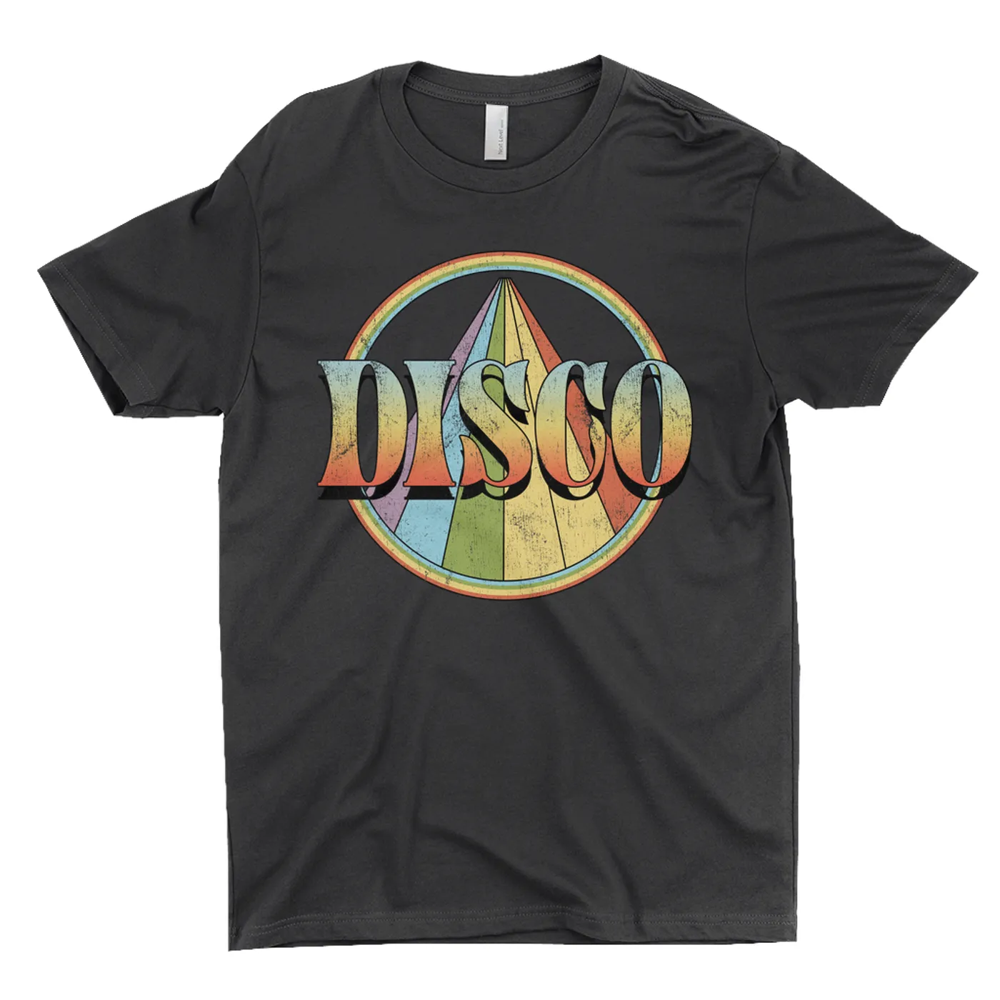 Music Life - Disco Merchbar Music Life T-Shirt | Retro Disco Distressed Merchbar Music Life Shirt