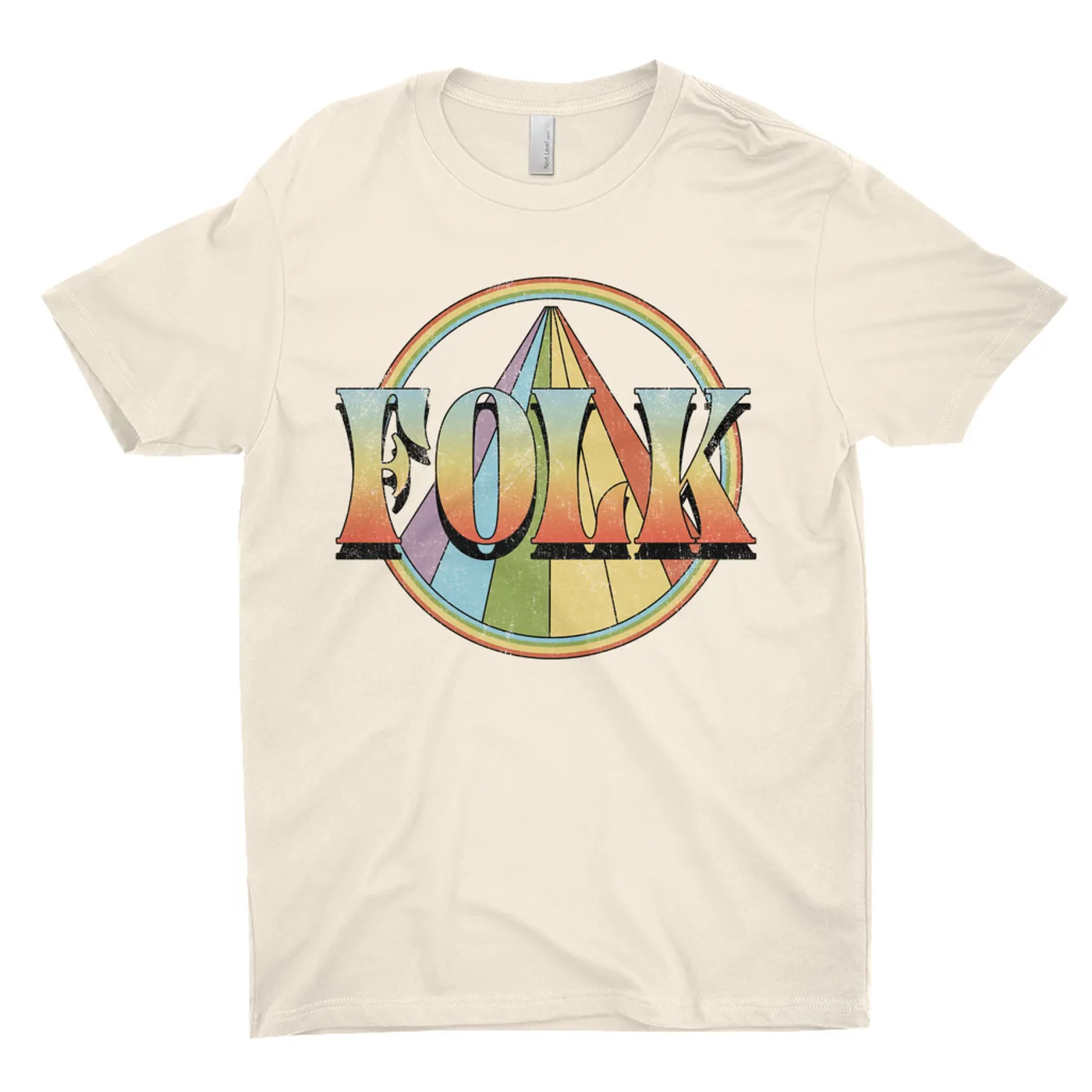 Music Life - Folk Merchbar Music Life T-Shirt | Retro Folk Distressed Merchbar Music Life Shirt