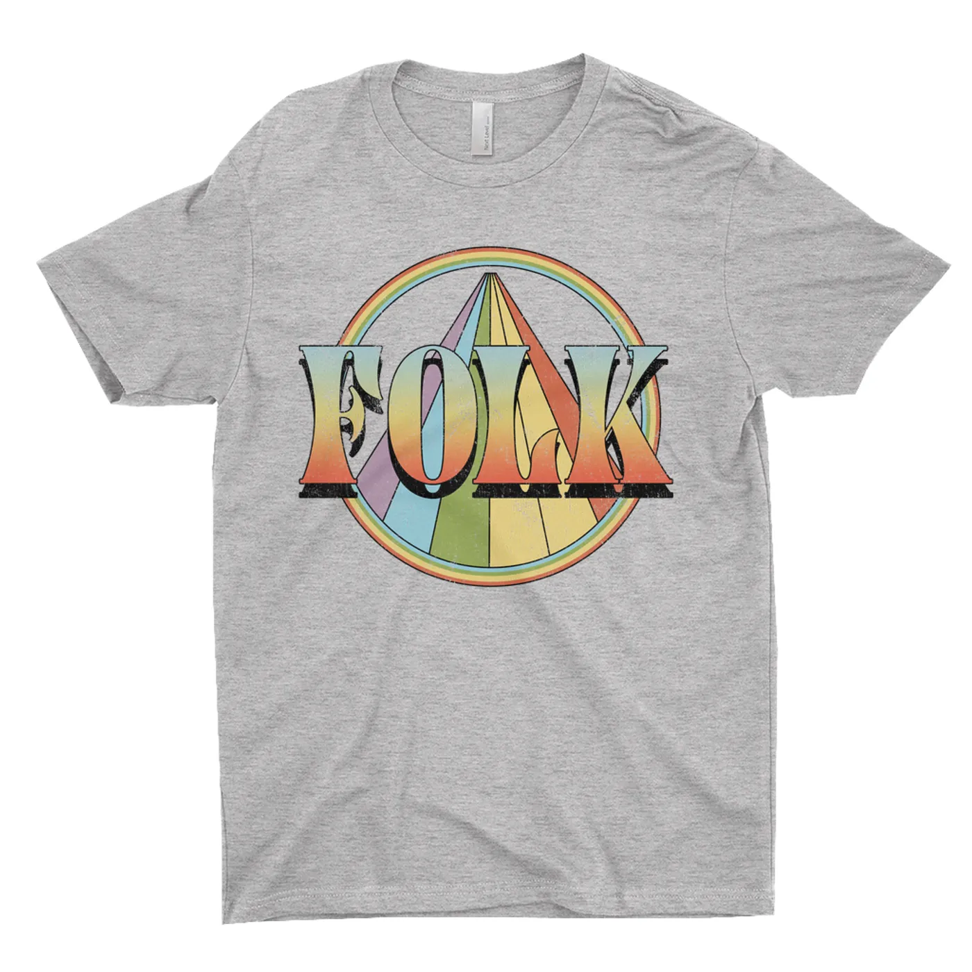 Music Life - Folk Merchbar Music Life T-Shirt | Retro Folk Distressed Merchbar Music Life Shirt