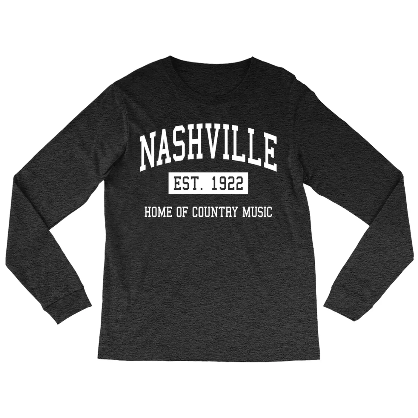 Merchbar Music Life Long Sleeve Shirt | Nashville Home of Music Life - Country Music Est. 1922 Merchbar Music Life Shirt
