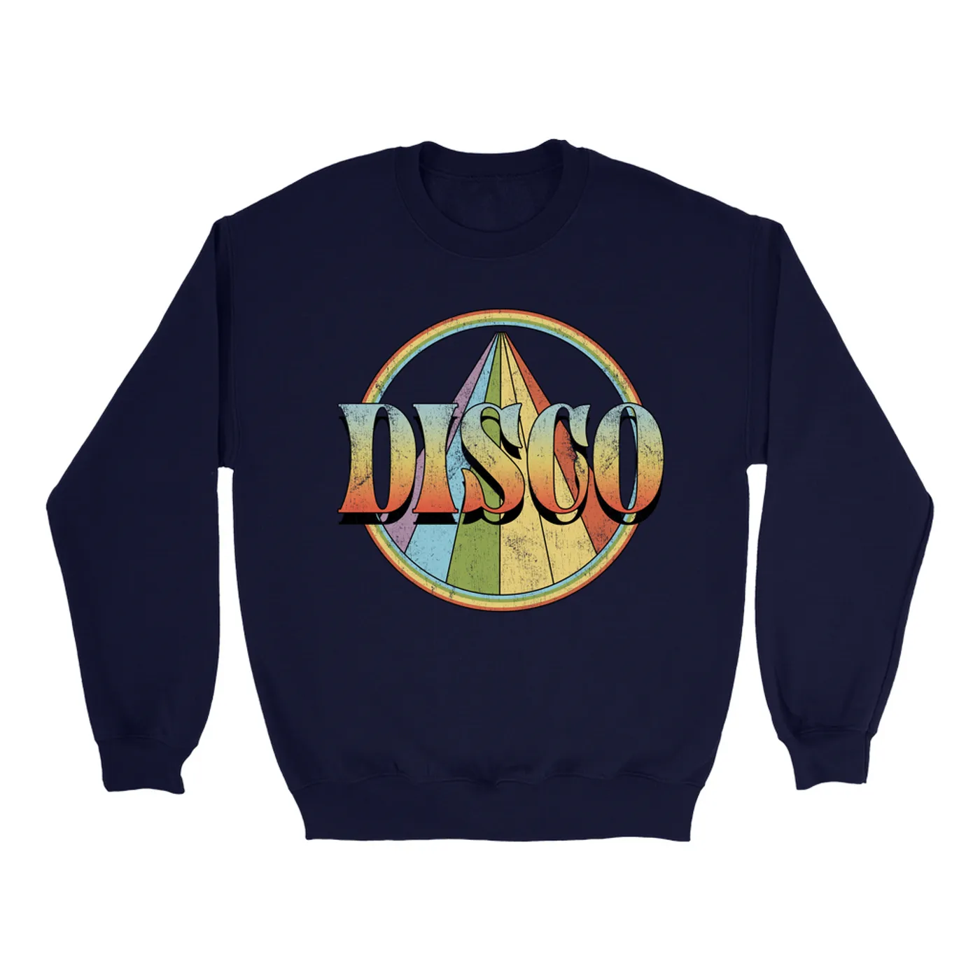 Music Life - Disco Merchbar Music Life Sweatshirt | Retro Disco Distressed Merchbar Music Life Sweatshirt