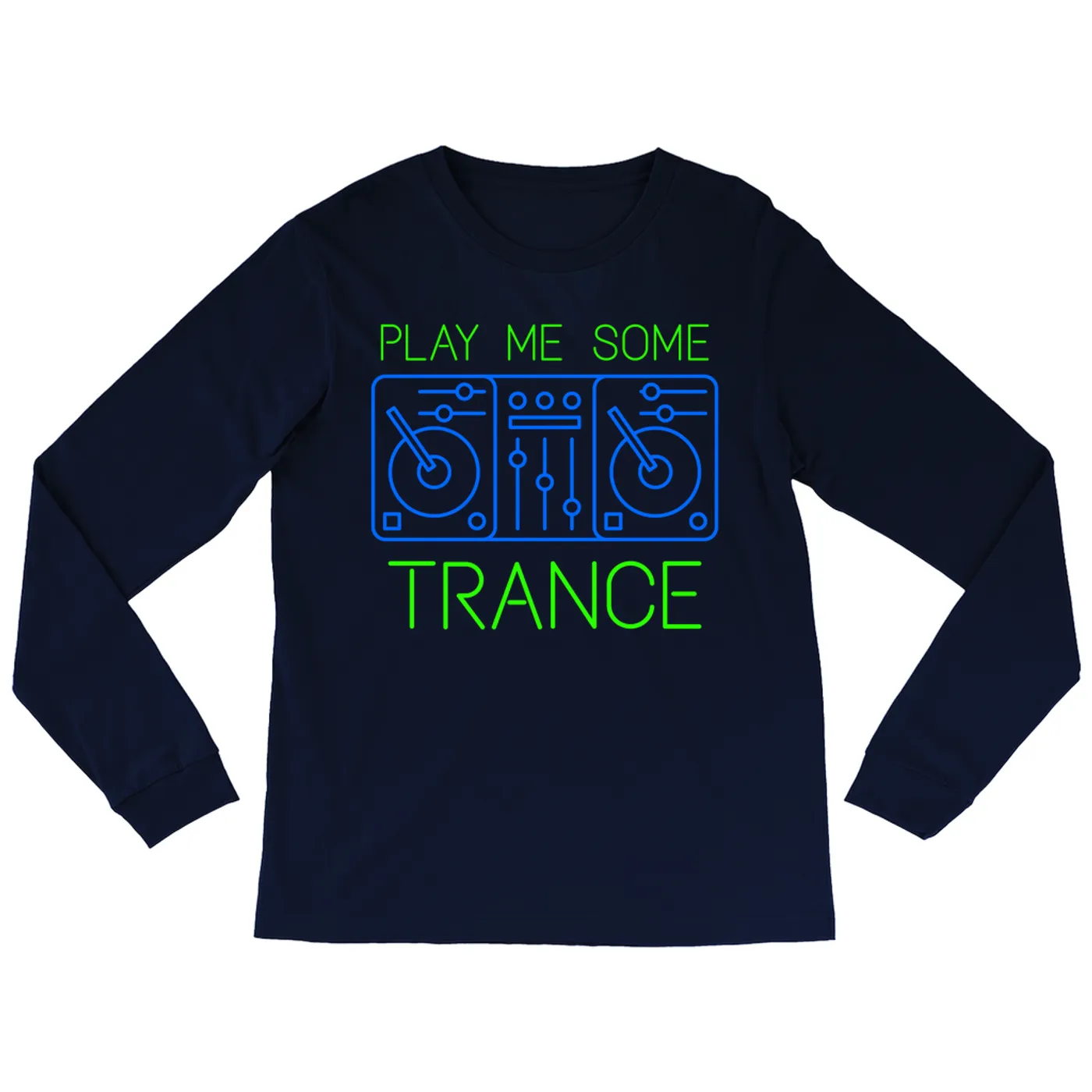 Music Life - Trance Merchbar Music Life Long Sleeve Shirt | Play Me Some Trance Merchbar Music Life Shirt