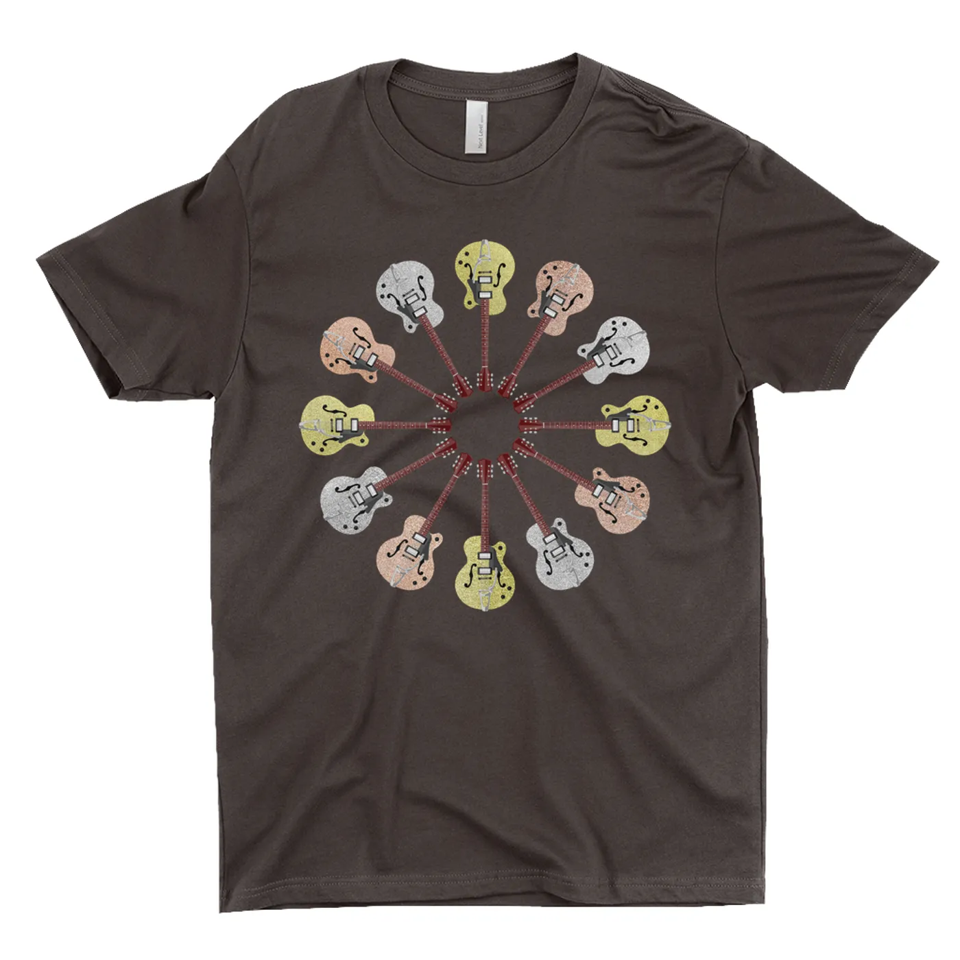 Music Life - Guitar Merchbar Music Life T-Shirt | Royale Vintage Color Wheel Merchbar Music Life Shirt