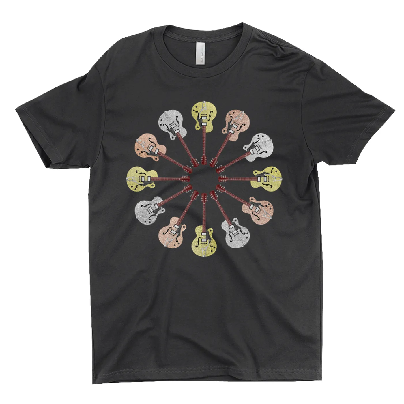 Music Life - Guitar Merchbar Music Life T-Shirt | Royale Vintage Color Wheel Merchbar Music Life Shirt