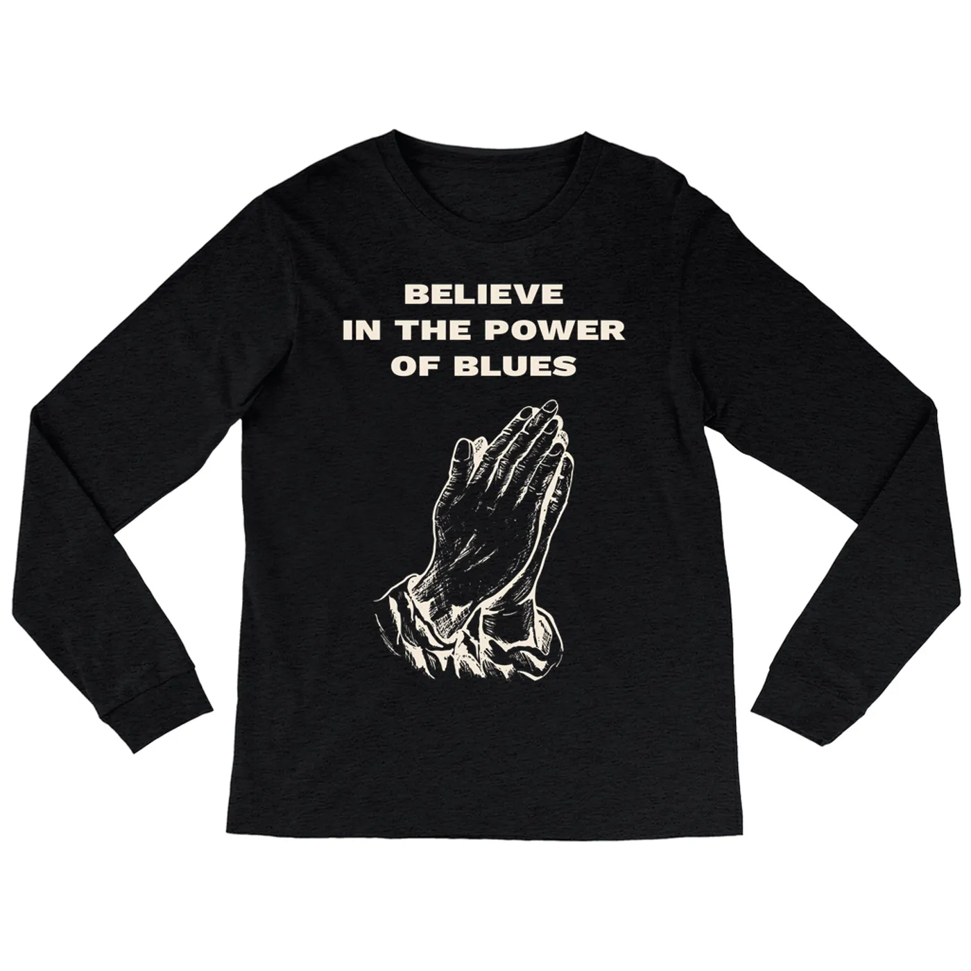 Music Life - Blues Merchbar Music Life Long Sleeve Shirt | Believe In Blues Merchbar Music Life Shirt