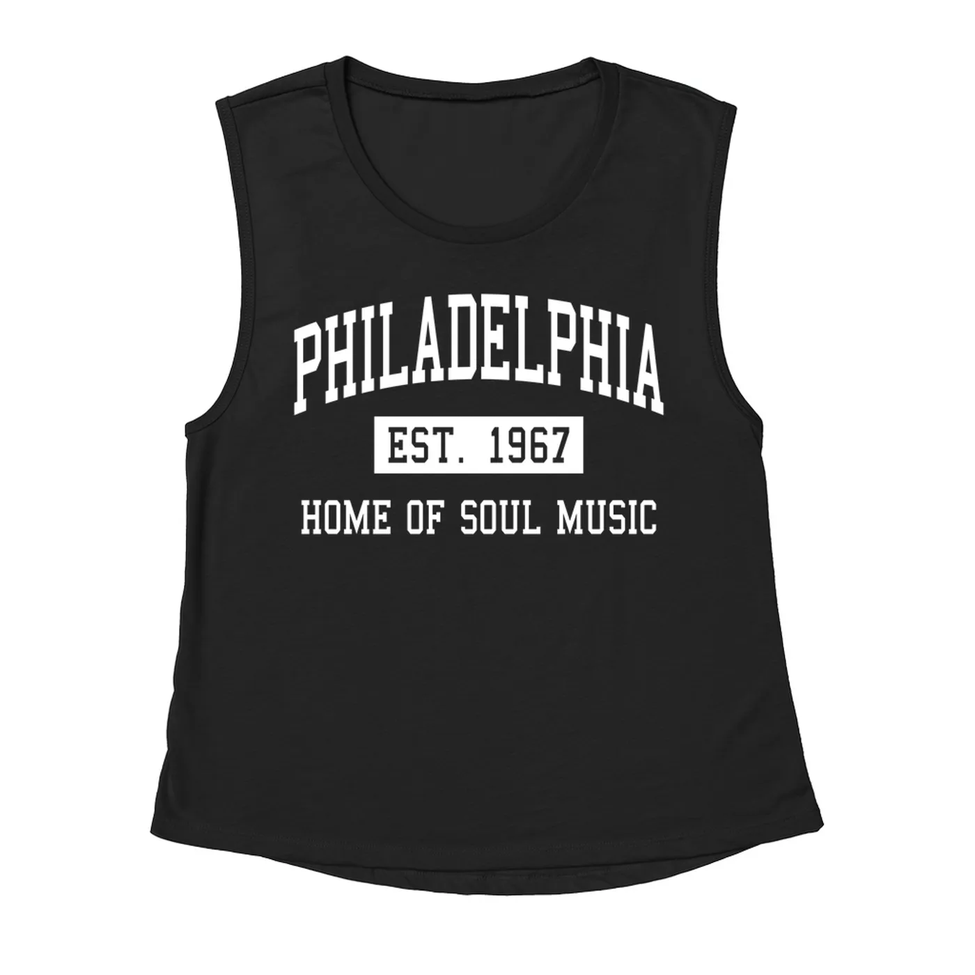 Music Life - Soul Merchbar Music Life Muscle Tank | Philadelphia Home of Soul Music Est. 1967 Merchbar Music Life Tank Top