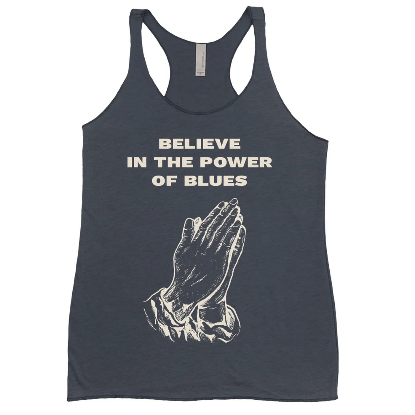 Music Life - Blues Merchbar Music Life Ladies' Tank Top | Believe In Blues Merchbar Music Life Shirt
