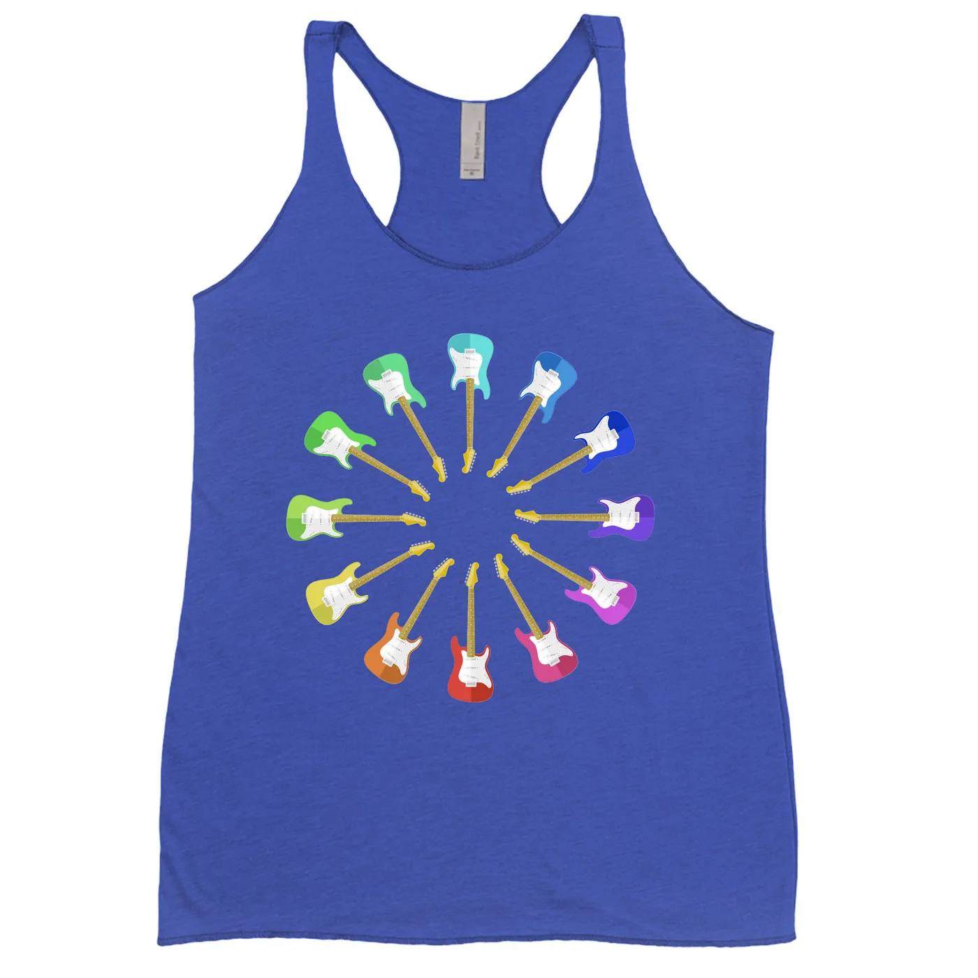 Music Life - Guitar Merchbar Music Life Ladies' Tank Top | ST-SKY Color Wheel Merchbar Music Life Shirt