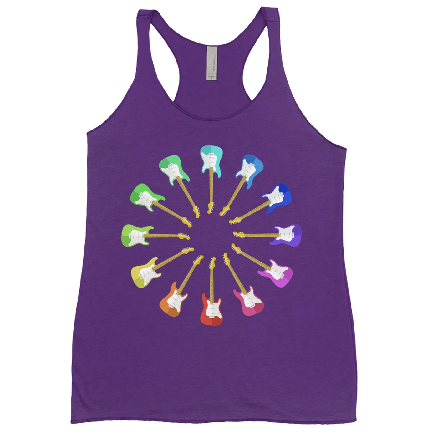 Music Life - Guitar Merchbar Music Life Ladies' Tank Top | ST-SKY Color Wheel Merchbar Music Life Shirt