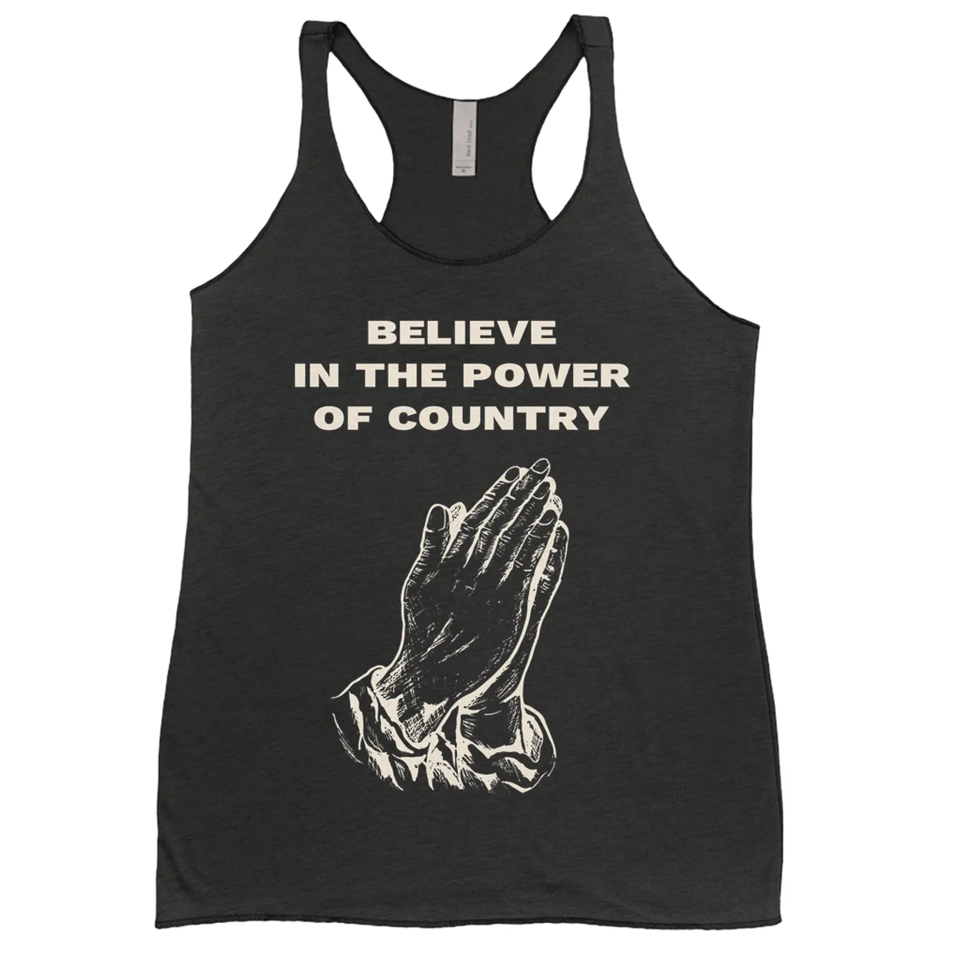 Merchbar Music Life Ladies' Tank Top | Believe In Music Life - Country Merchbar Music Life Shirt