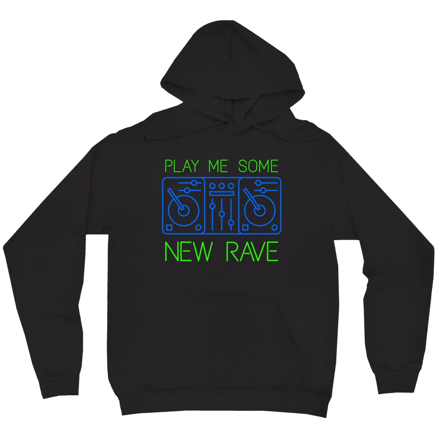 Music Life - New Rave Merchbar Music Life Hoodie | Play Me Some New Rave Merchbar Music Life Hoodie