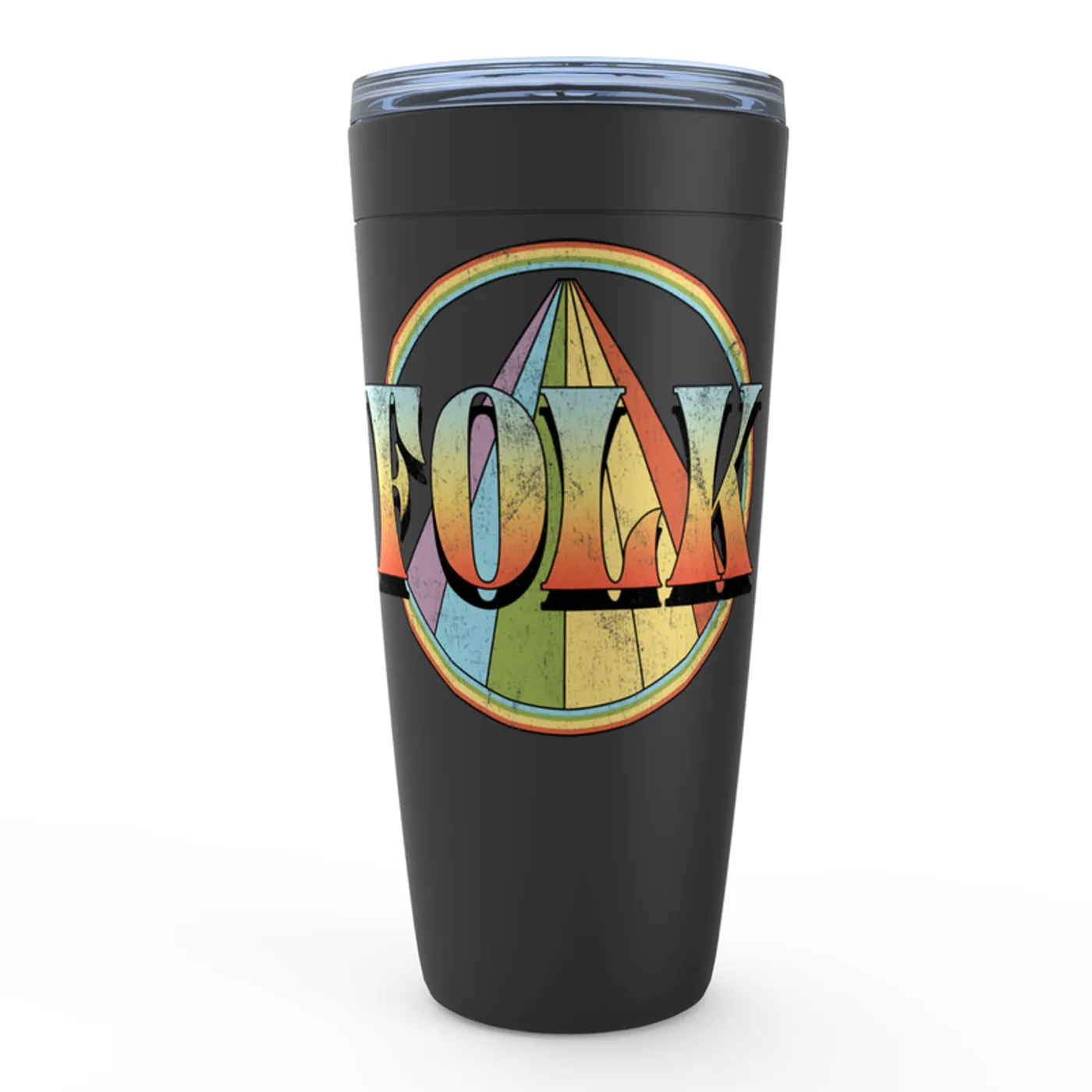 Music Life - Folk Merchbar Music Life Viking Tumbler | Retro Folk Distressed Merchbar Music Life Tumbler