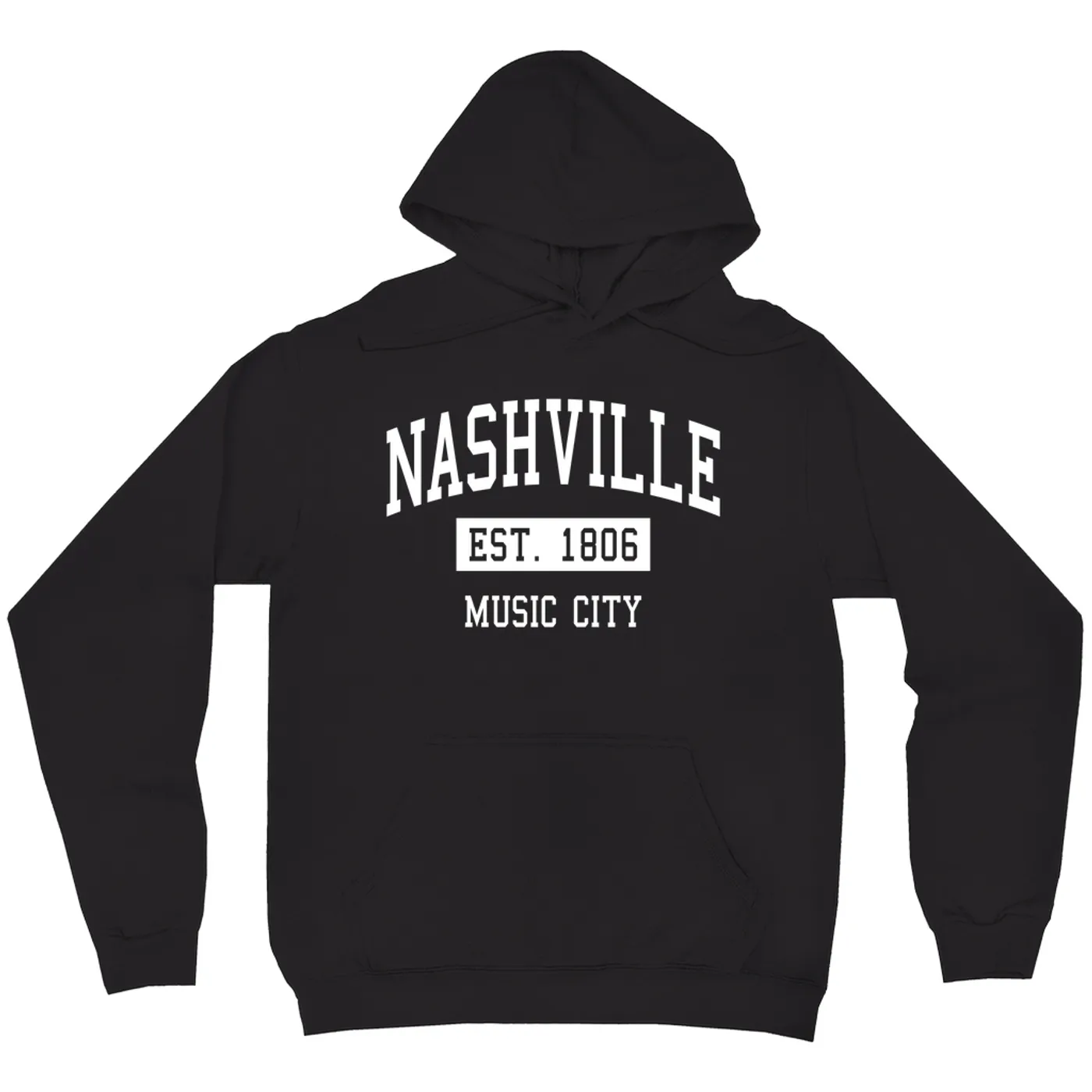 Merchbar Music Life Hoodie | Nashville Music City Est. 1806 Merchbar Music Life Hoodie