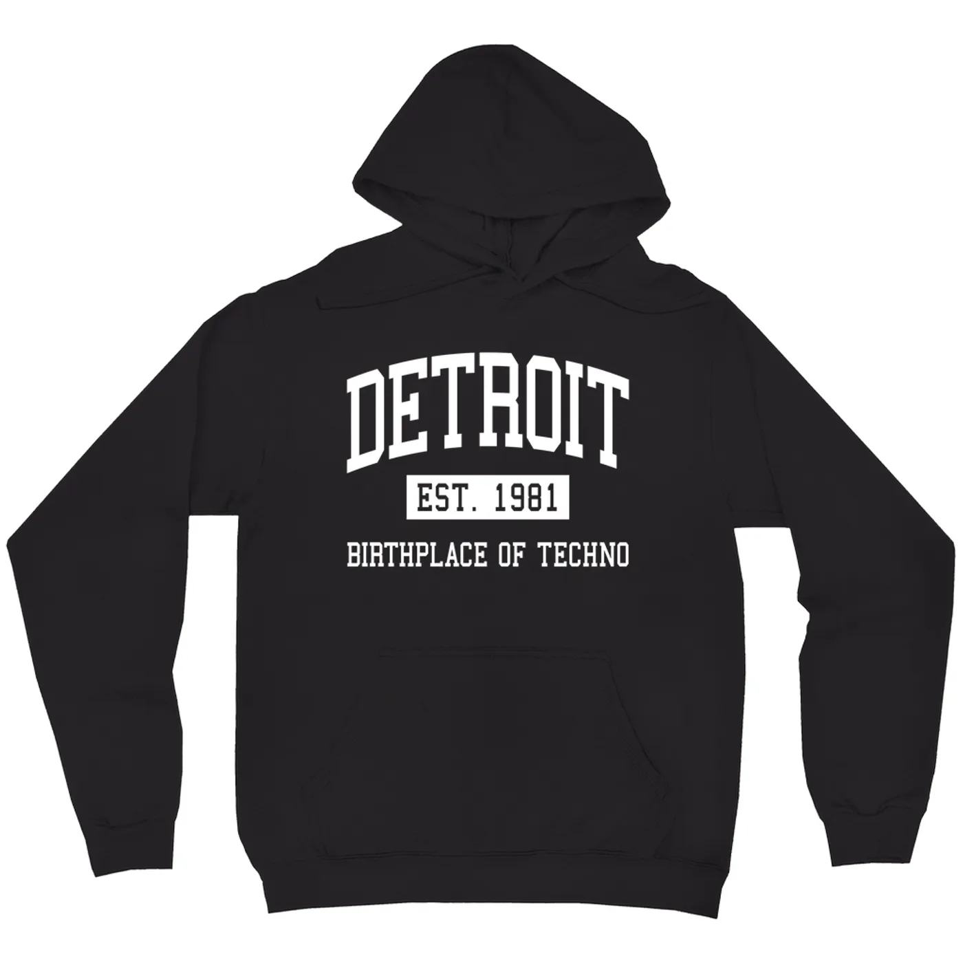 Music Life - Techno Merchbar Music Life Hoodie | Detroit Birthplace of Techno Est. 1981 Merchbar Music Life Hoodie