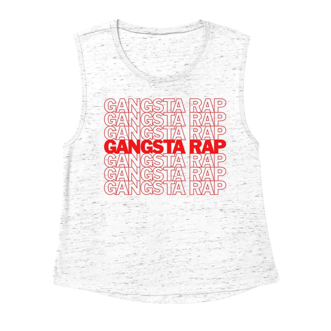 Music Life - Gangsta Rap Merchbar Music Life Muscle Tank | Gangsta Rap On Repeat Merchbar Music Life Shirt