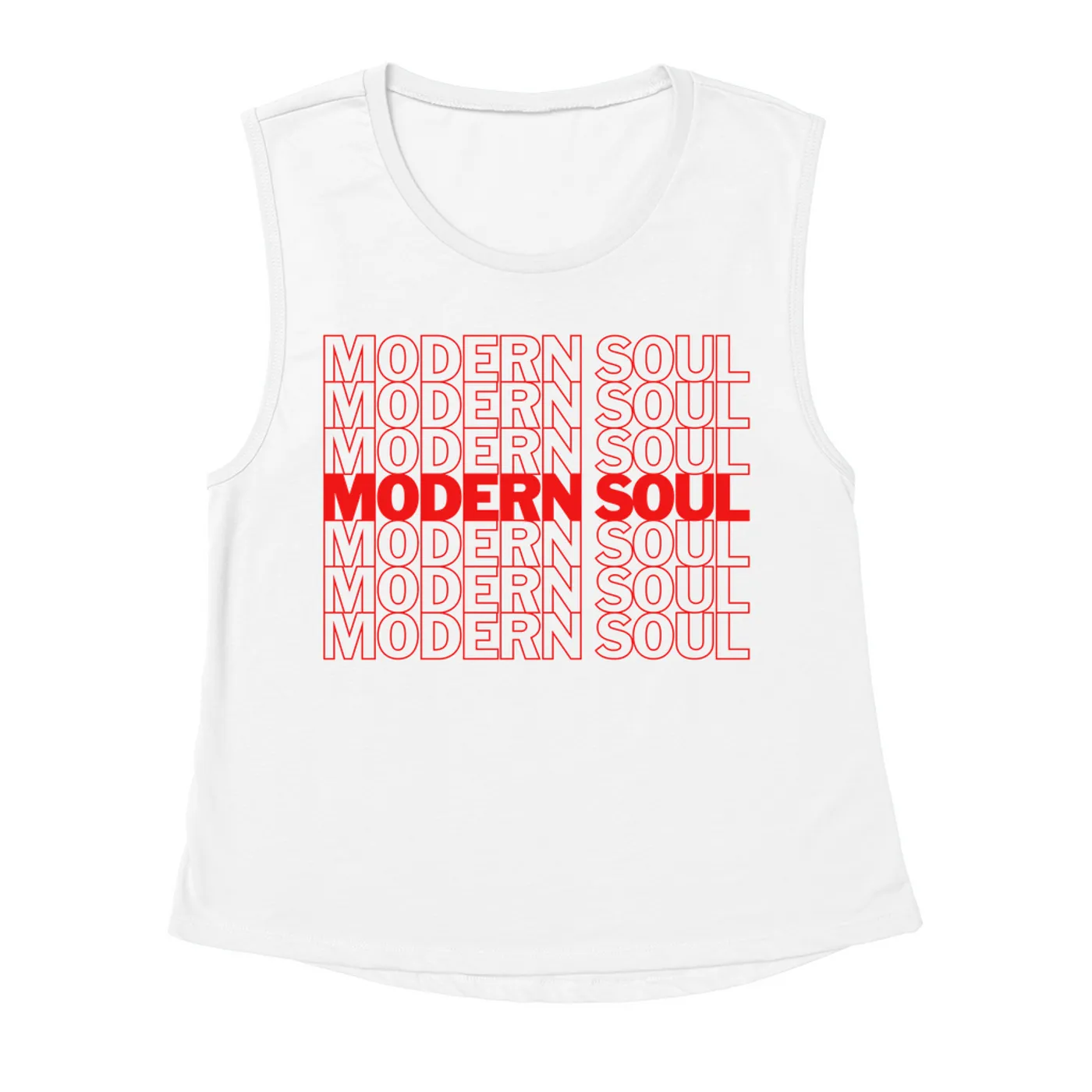 Music Life - Soul Merchbar Music Life Muscle Tank | Modern Soul On Repeat Merchbar Music Life Shirt
