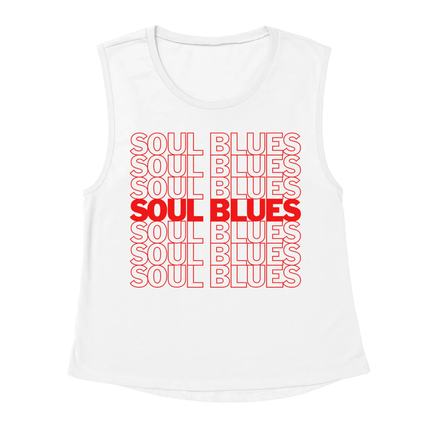Music Life - Soul Merchbar Music Life Muscle Tank | Soul Blues On Repeat Merchbar Music Life Shirt