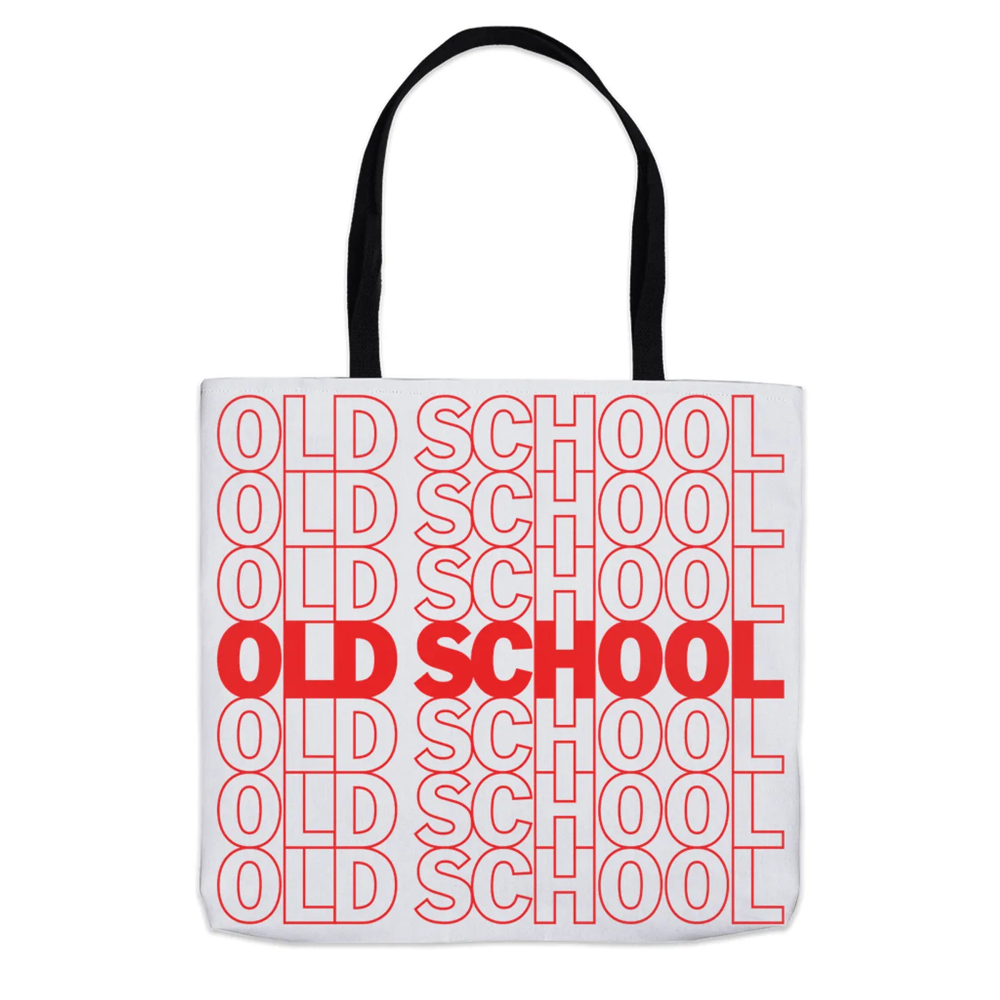 Music Life - Old School Merchbar Music Life Tote Bag | Old School On Repeat Merchbar Music Life Tote