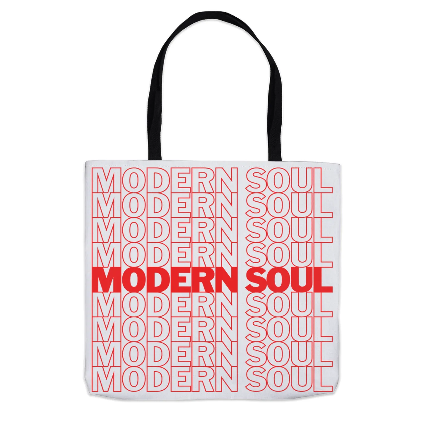 Music Life - Soul Merchbar Music Life Tote Bag | Modern Soul On Repeat Merchbar Music Life Tote