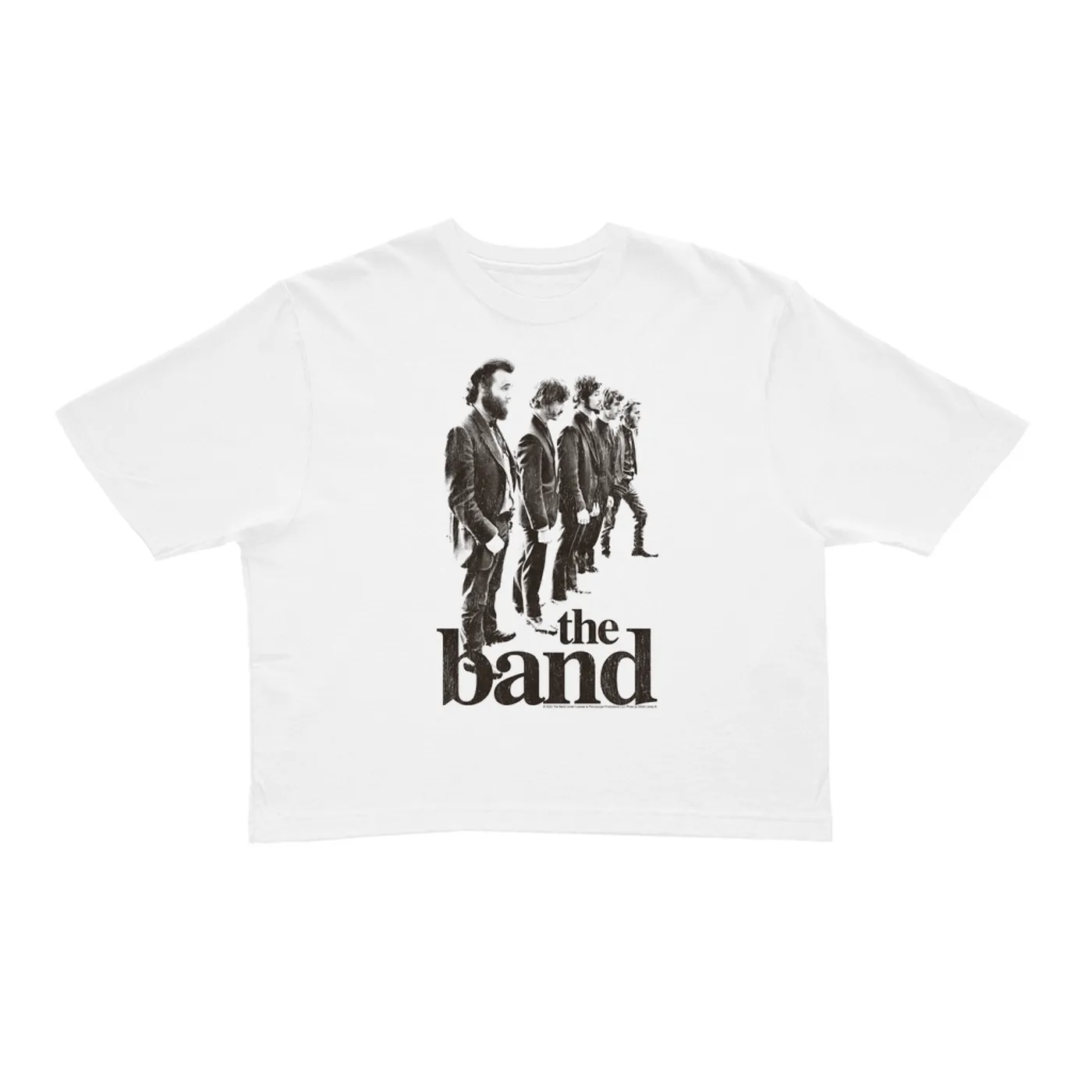 The Band Ladies' Crop Tee | All Lined Up (Merchbar Exclusive) The Band Crop T-shirt