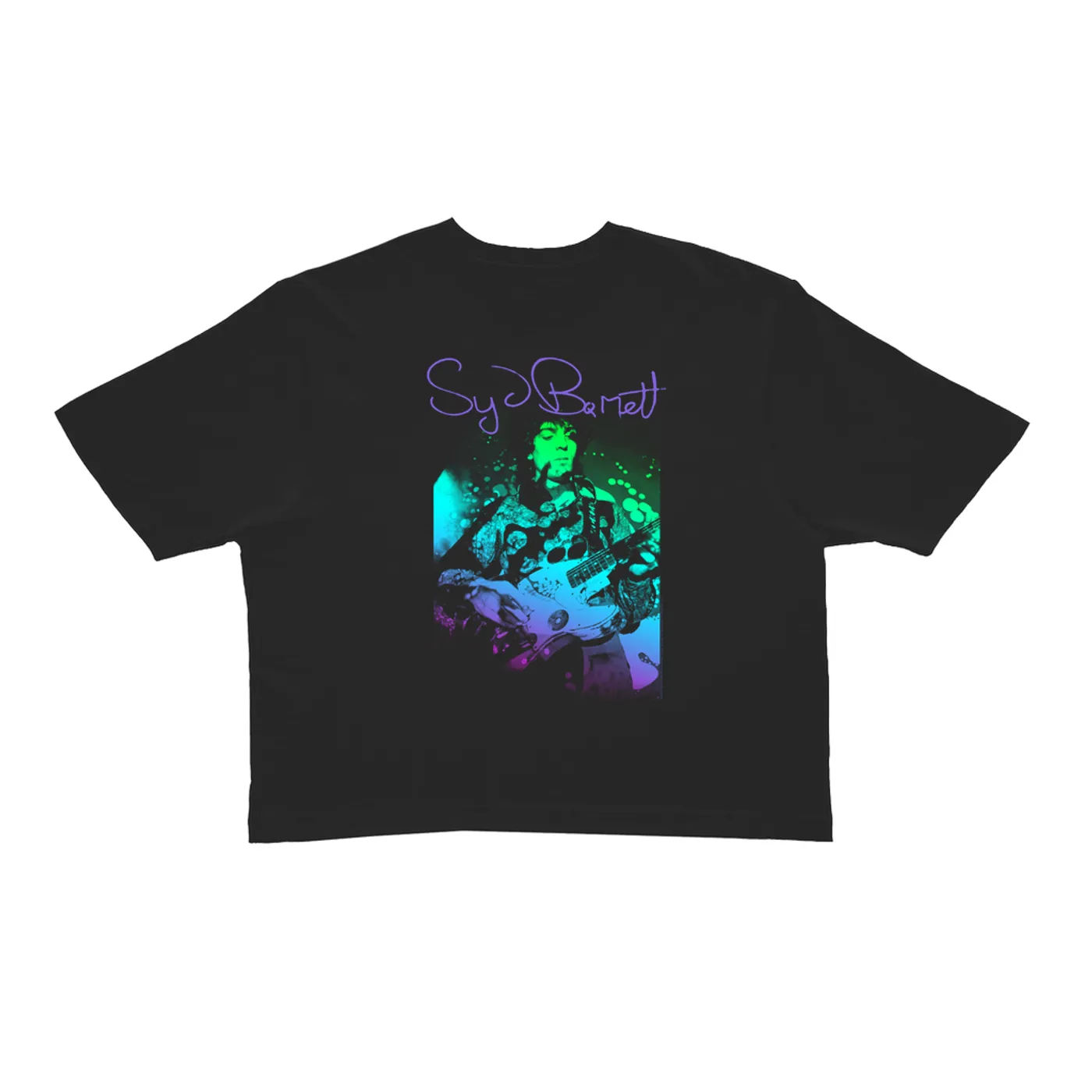 Syd Barrett Ladies' Crop Tee | Syd Psychedelic Design (Merchbar Exclusive) Syd Barrett Crop T-shirt