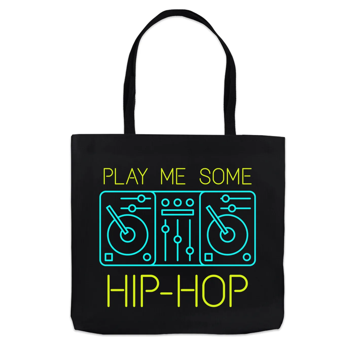 Music Life - Hip-Hop Merchbar Music Life Tote Bag | Play Me Some Hip-Hop Merchbar Music Life Bag
