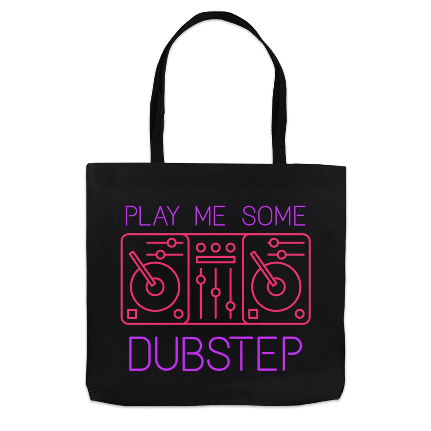 Music Life - Dubstep Merchbar Music Life Tote Bag | Play Me Some Dubstep Merchbar Music Life Bag