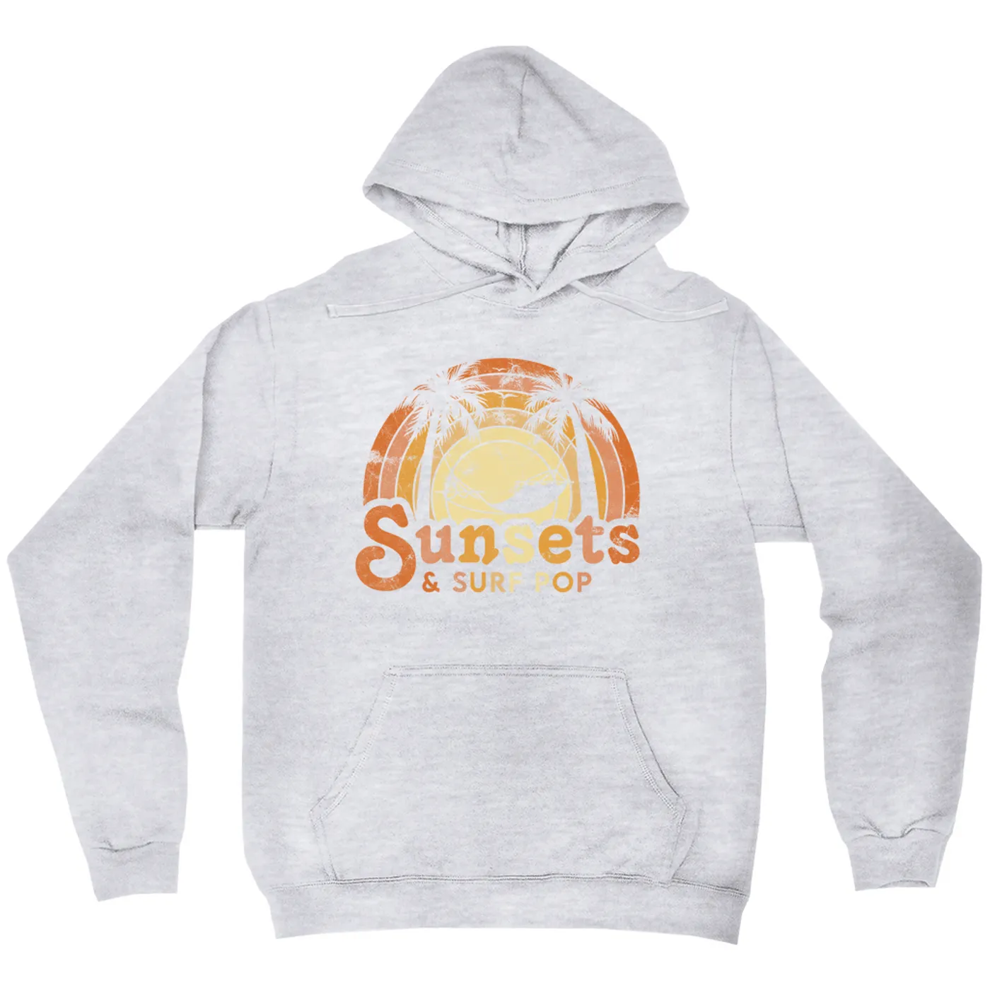 Music Life - Pop Merchbar Music Life Hoodie | Sunsets & Surf Pop Distressed Merchbar Music Life Hoodie