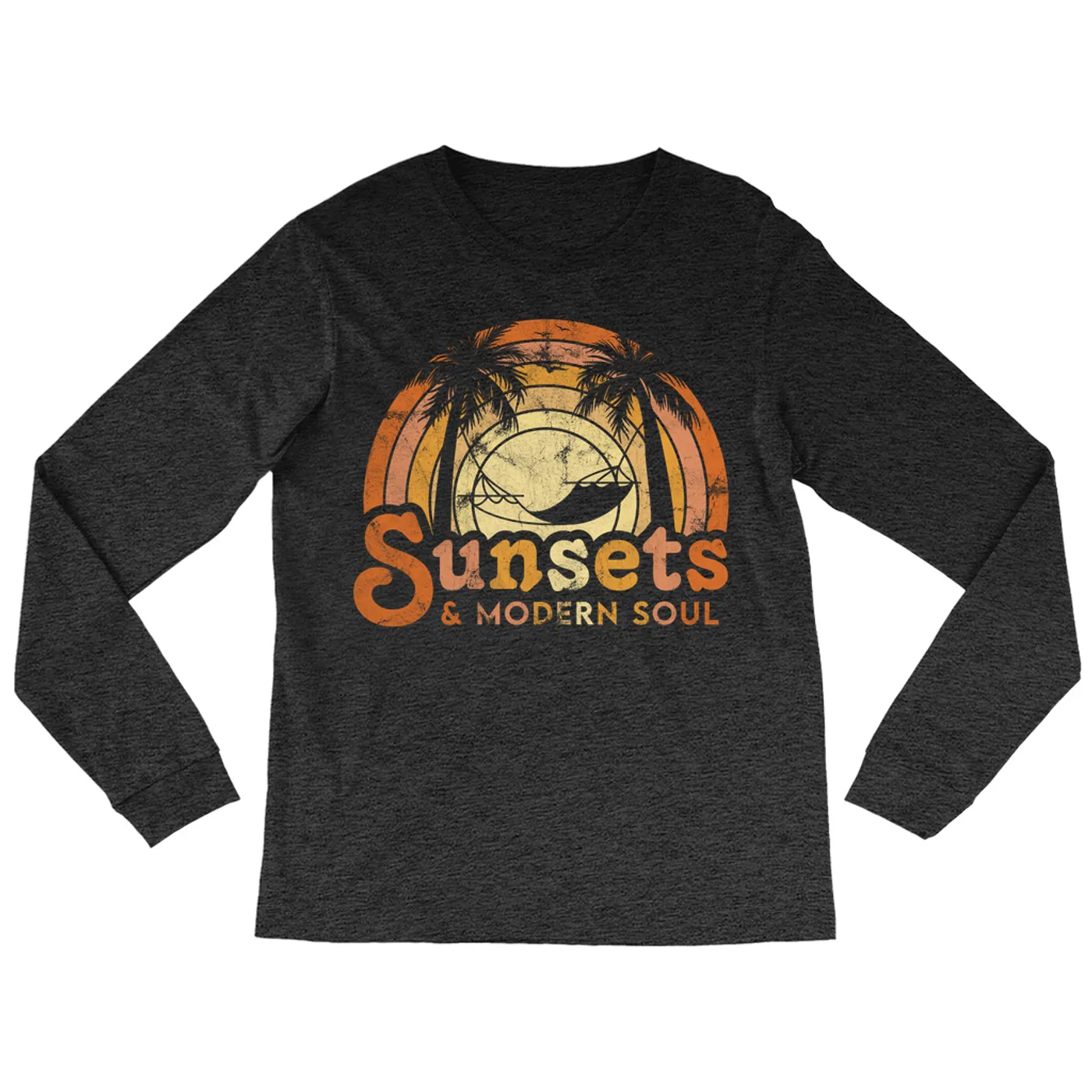 Music Life - Soul Merchbar Music Life Long Sleeve Shirt | Sunsets & Modern Soul Distressed Merchbar Music Life Shirt