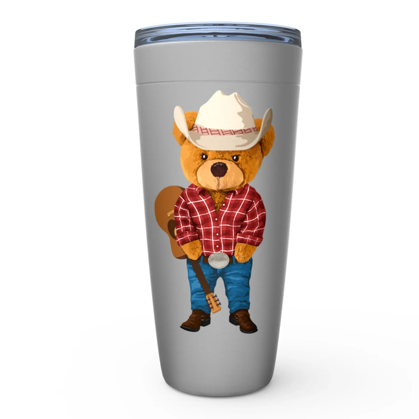 Merchbar Music Life Viking Tumbler | Country Western Teddy Merchbar Music Life Tumbler