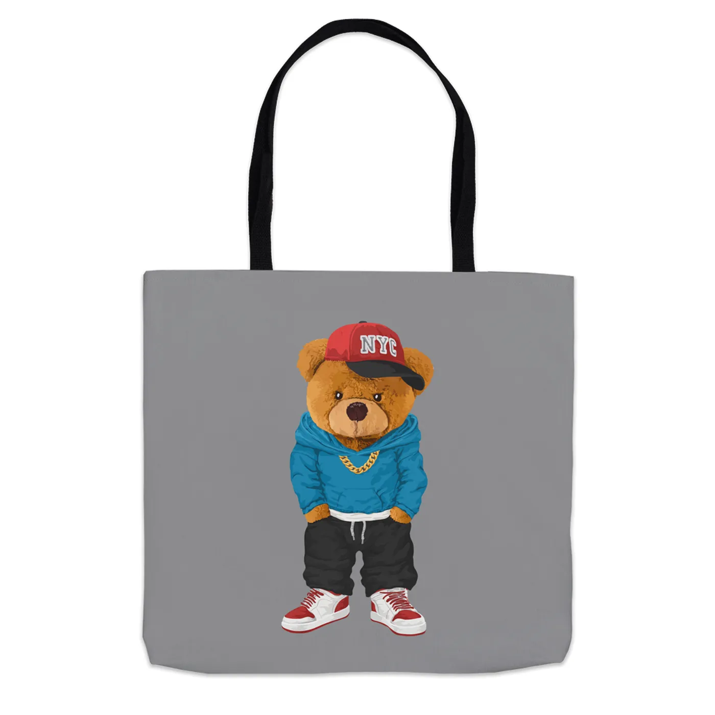 Music Life - Hip Hop Merchbar Music Life Tote Bag | Hip Hop Teddy Merchbar Music Life Bag