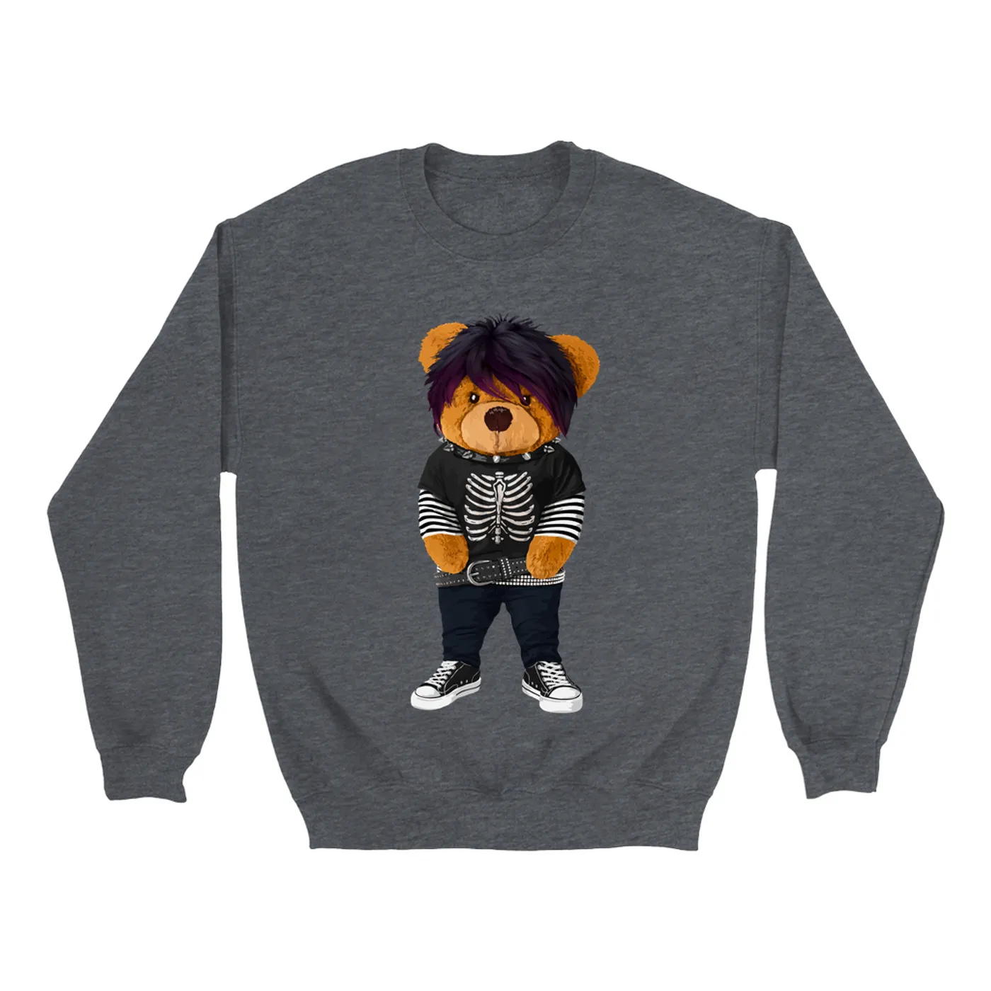 Merchbar Music Life Sweatshirt | Emo Teddy Merchbar Music Life Sweatshirt