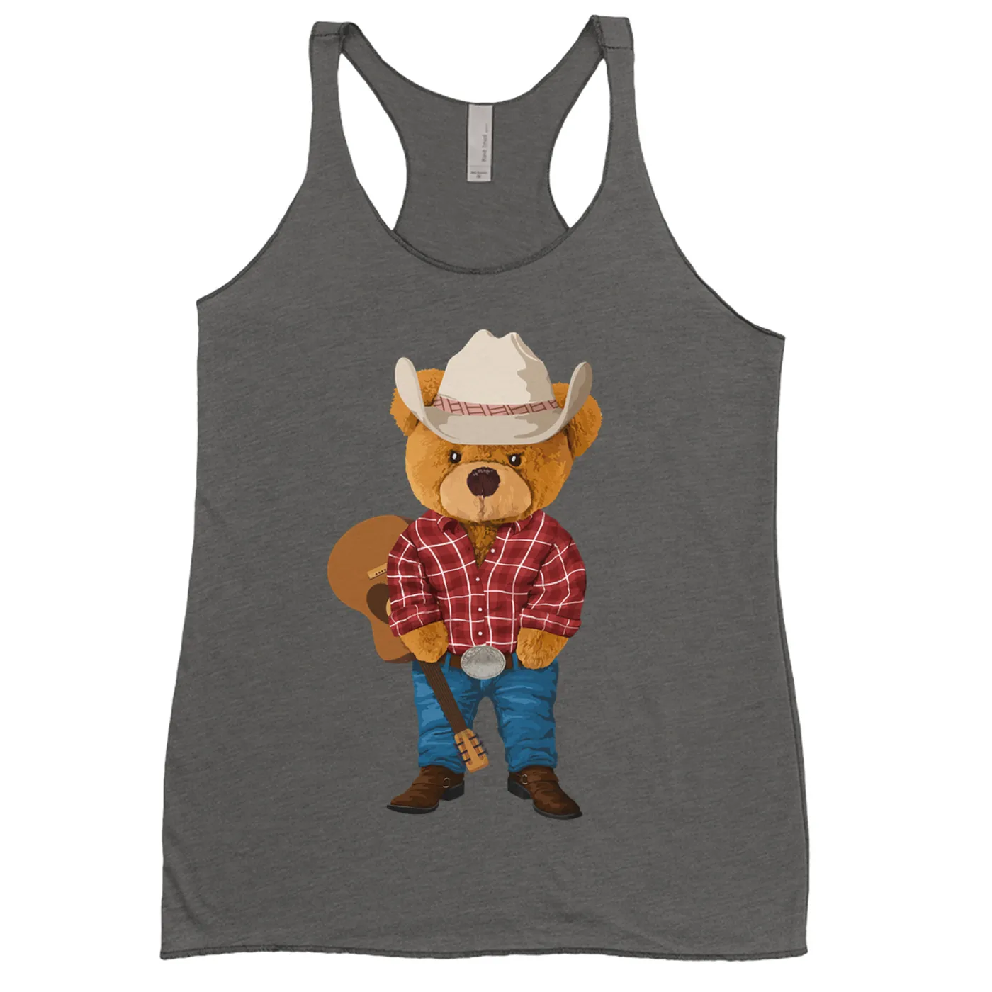 Merchbar Music Life Ladies' Tank Top | Music Life - Country Western Teddy Merchbar Music Life Shirt