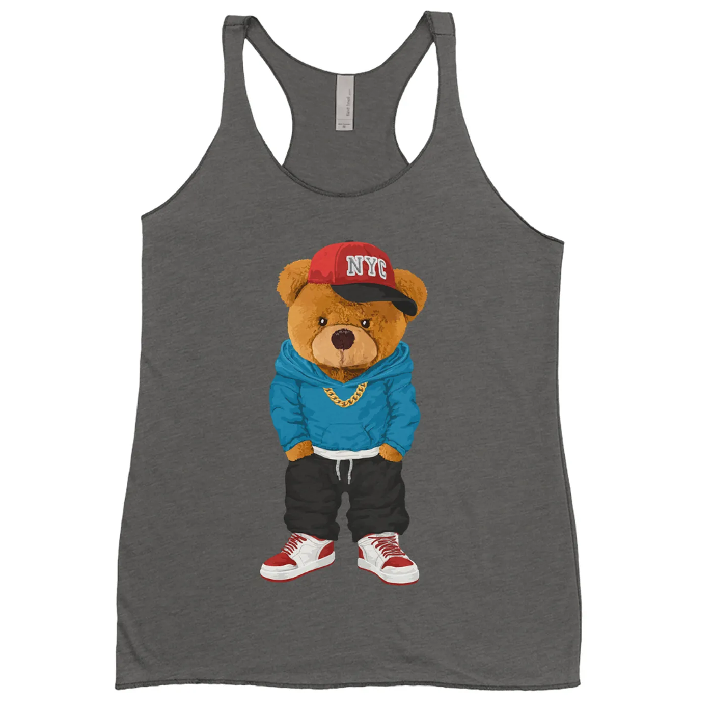 Music Life - Hip Hop Merchbar Music Life Ladies' Tank Top | Hip Hop Teddy Merchbar Music Life Shirt