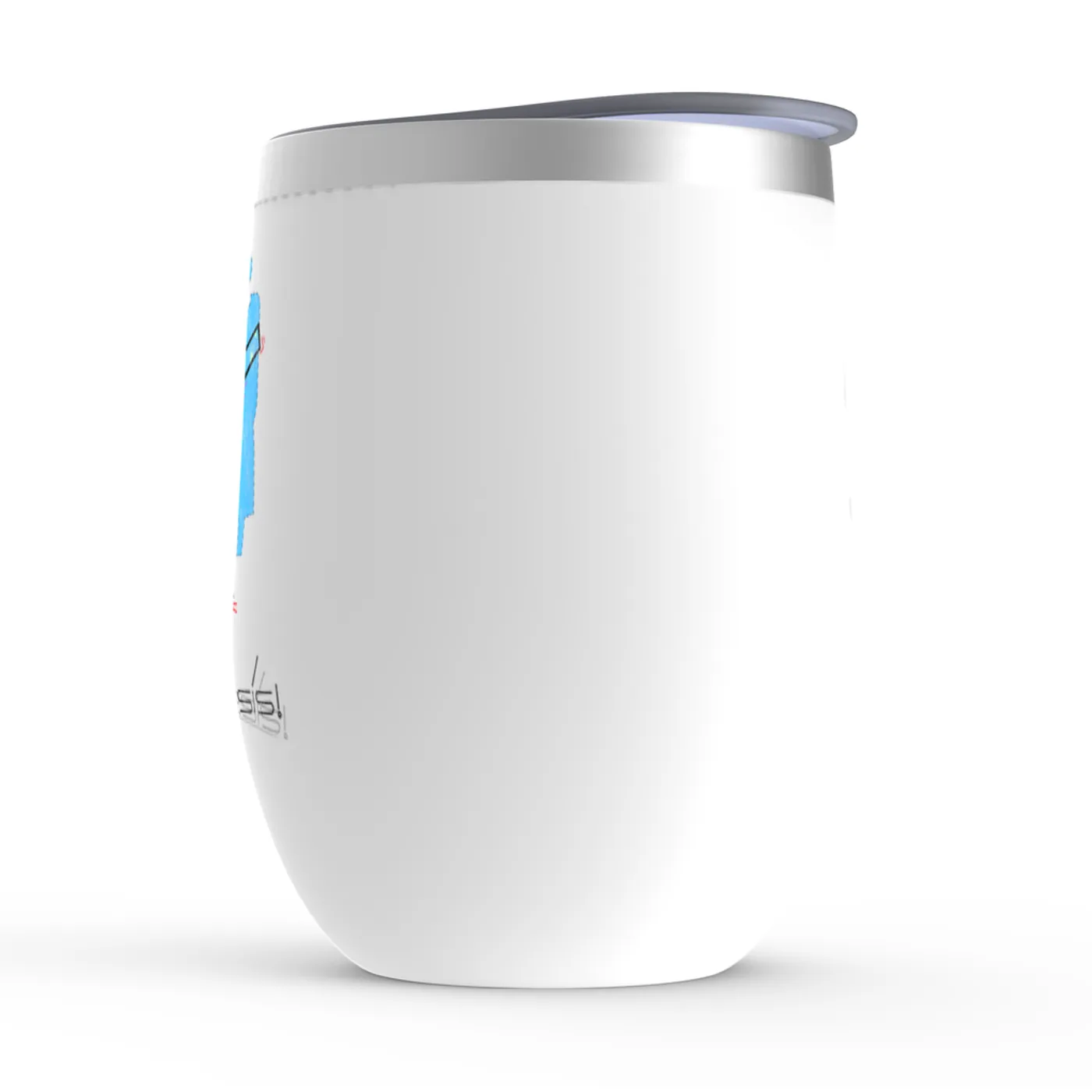 Genesis Wine Tumbler | Artistic Cartoon Illustration Pastels Genesis Stemless Wine Tumbler