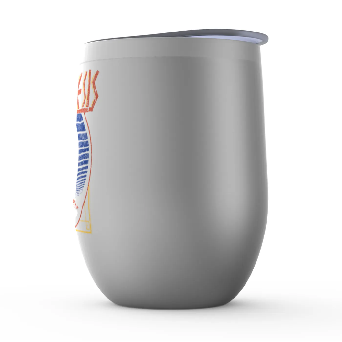 Genesis Wine Tumbler | Vintage Genesis Logo Genesis Stemless Wine Tumbler