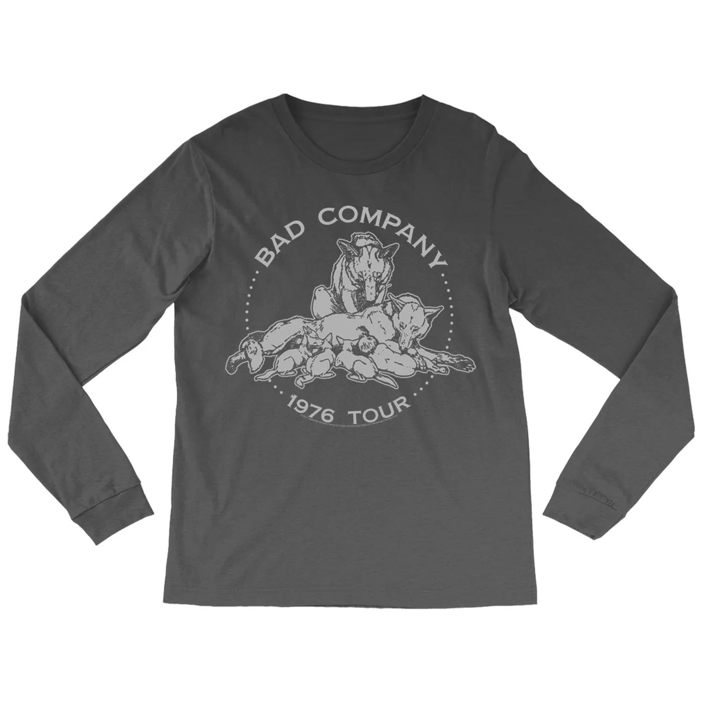 Bad Company Long Sleeve Shirt | Run With The Pack 1976 Tour Bad Company Shirt